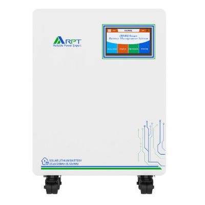 Un buen precio. LiFePO4 Almacenamiento de energía residencial Capacidad de 5.2 KWh y paneles solares de 200 W para la gestión sostenible de la energía en línea