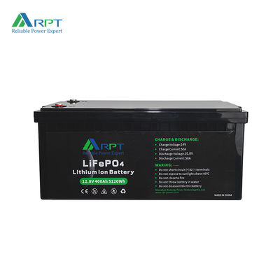 Un buen precio. 12.8V 400Ah LiFePO4 reemplazo de ácido de plomo 8000 ciclos Batería de litio para camper en línea