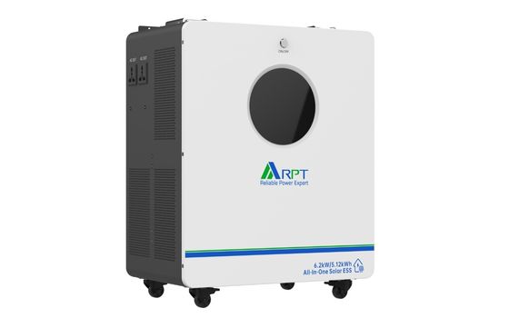 Un buen precio. Todo en uno Lifepo4 Batería de litio Solar ESS 5KWH con inversor de 5kw en línea