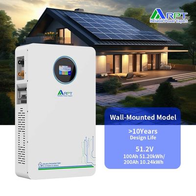 Un buen precio. Sistema de almacenamiento de baterías para el hogar inteligente con almacenamiento de energía LiFePO4 y puerto de comunicación RS485 en línea