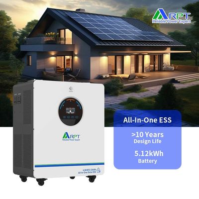 Un buen precio. Batería RPT 6KW Inversor solar 51.2V 100AH LiFePO4 Batería de litio para 6KW 5.12KWh Sistema de almacenamiento de energía para el hogar en línea