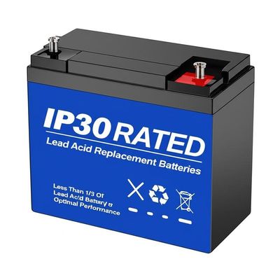 Un buen precio. Baterías de reemplazo de ácido de plomo con calificación IP30 Menos de 1/3 de la batería de ácido de plomo para un rendimiento óptimo en línea